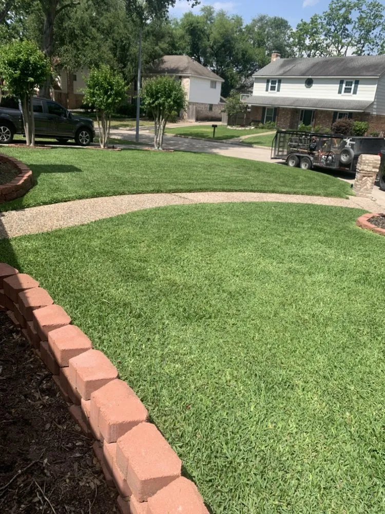 Affordable landscape installation in Cut and Shoot, TX by Mejia’s Landscaping