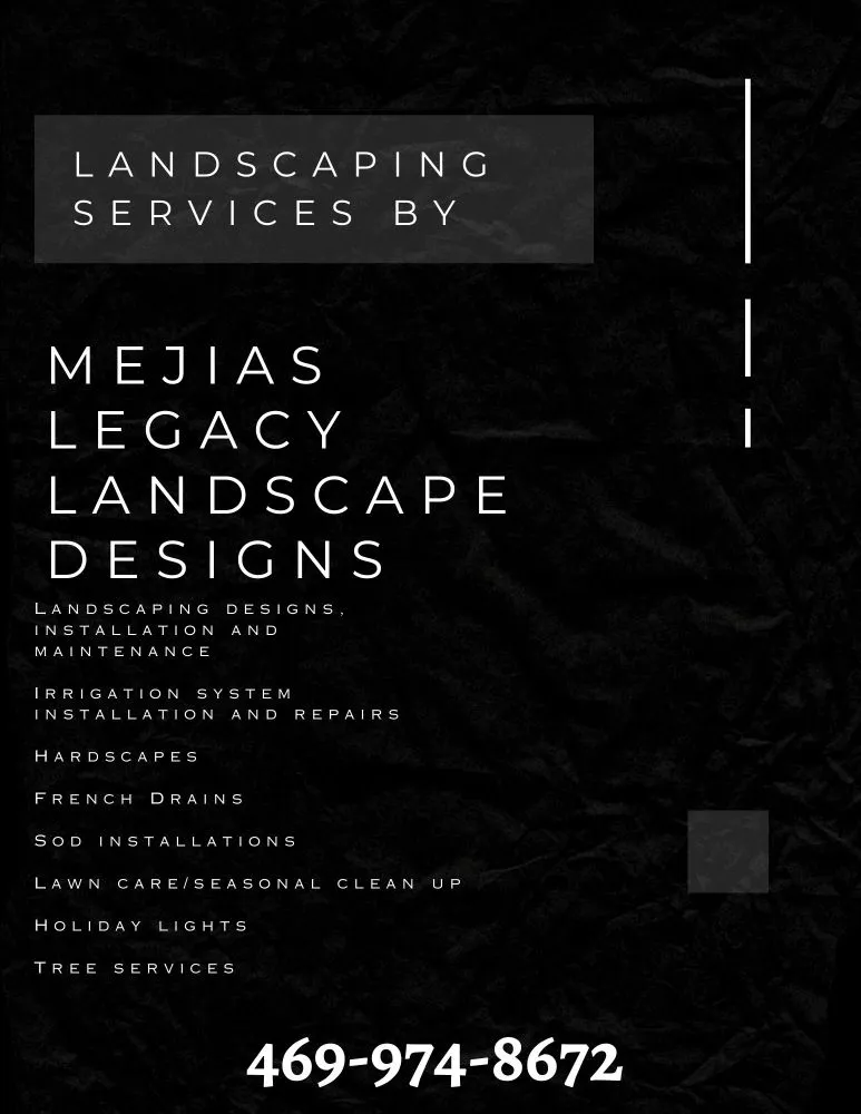 Local landscape installation experts serving Royse City, TX - Mejias Legacy Landscaping
