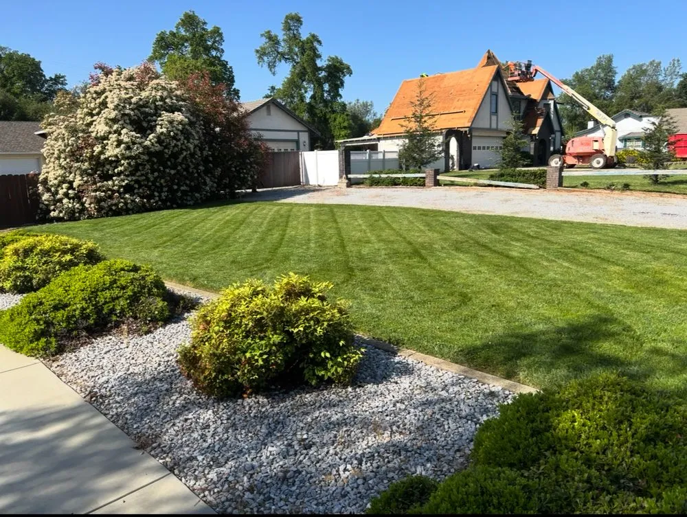 Expert outdoor landscaping for beautiful yards in Redding, CA by Melby’s Landscaping