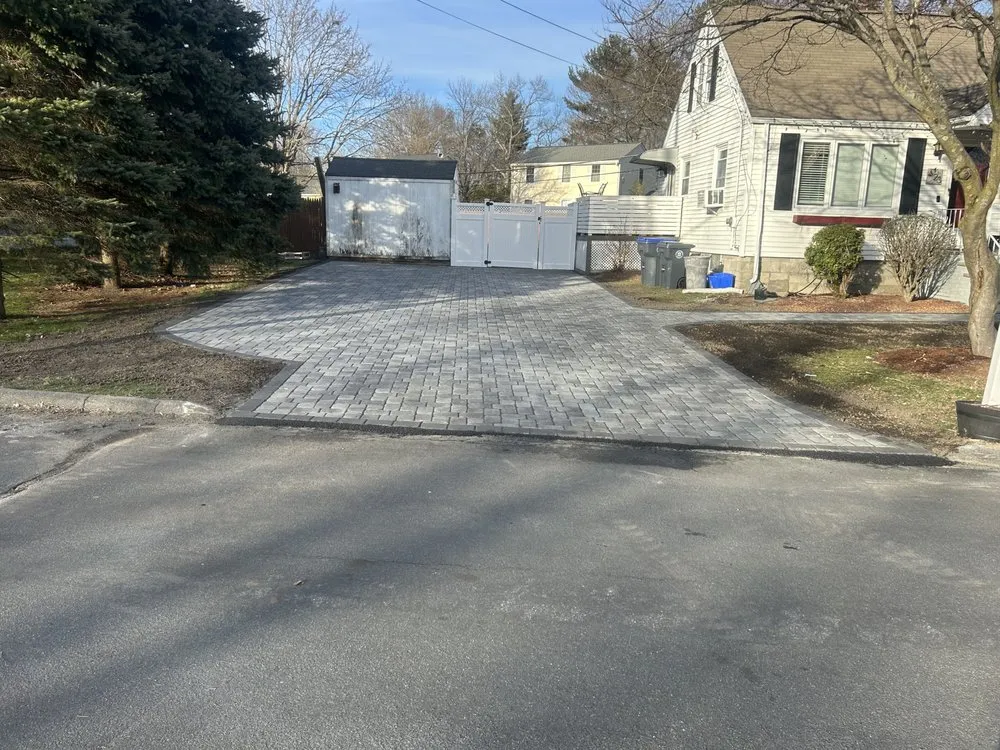 Expert landscape installation in Central Falls, RI by Melgar Masonry & Landscaping