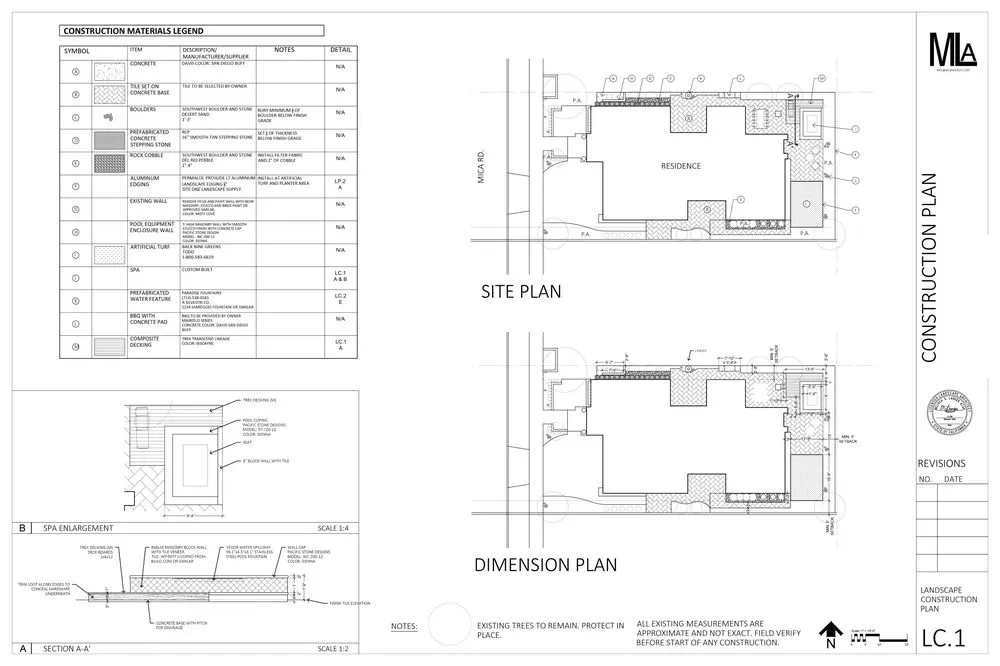 Professional landscape design in Cardiff, CA by Melissa Langer Landscape Architecture
