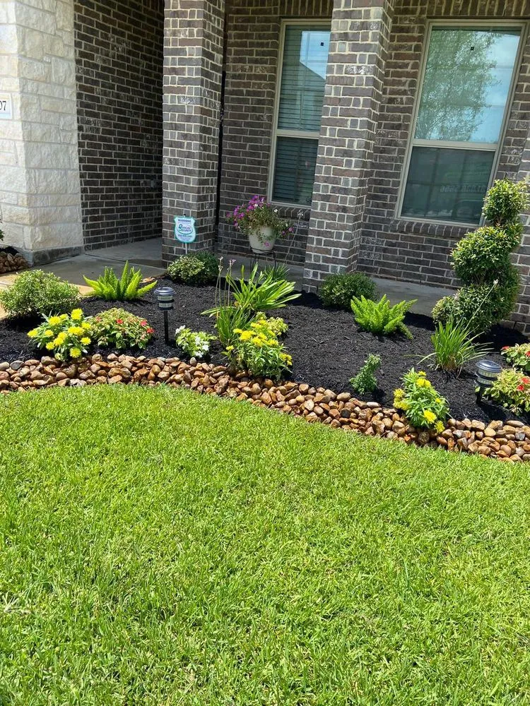 Top-rated landscape installation for residential properties in Baytown, TX by Meliton Landscaping & Tree services