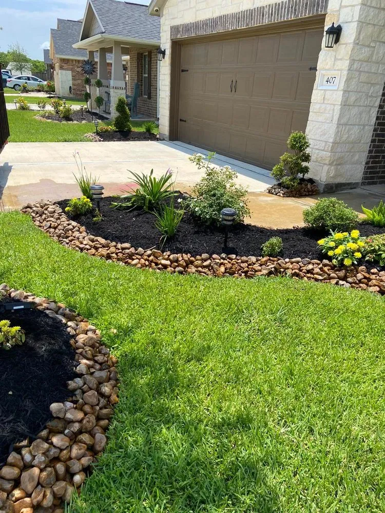 Reliable landscape installation for beautiful yards in Baytown, TX by Meliton Landscaping & Tree services