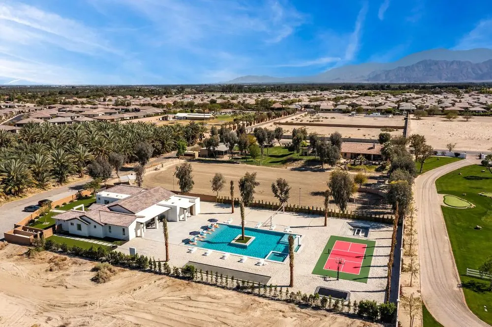 Professional garden landscaping for year-round maintenance in Palm Desert, CA by Melos Pools and Outdoors