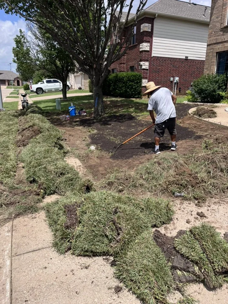 Expert landscaping services in Fort Worth, TX by Mel's Lawn Care Service