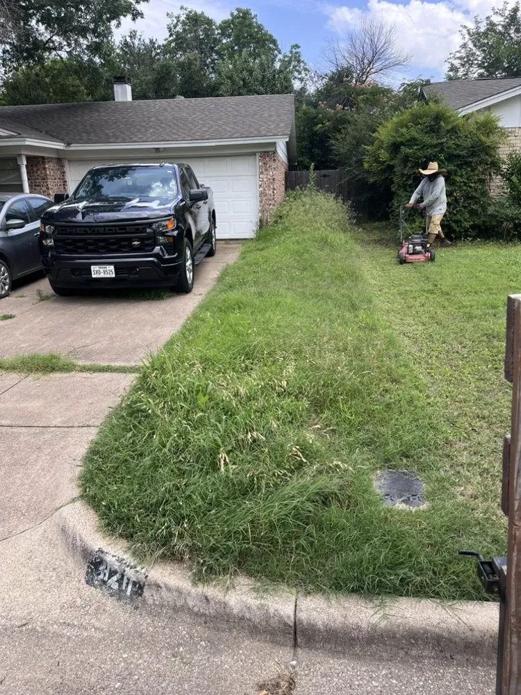 Local outdoor landscaping in Fort Worth, TX by Mel's Lawn Care Service