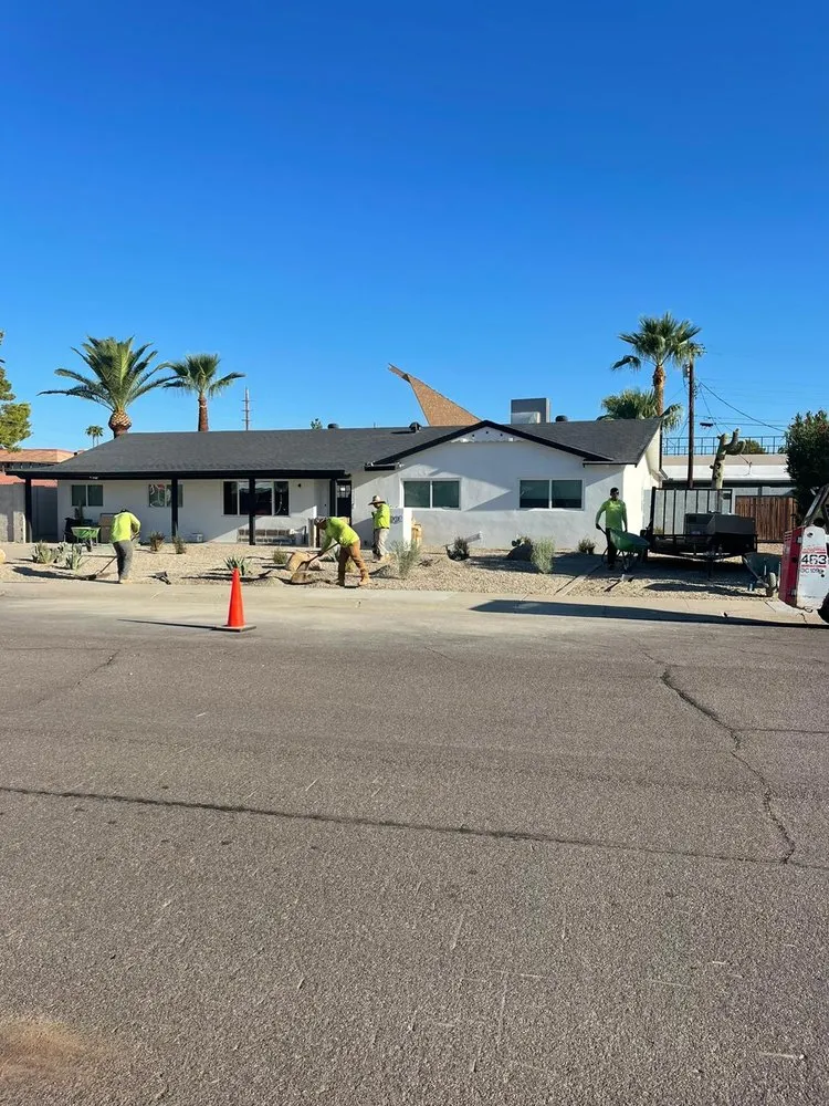 Reliable lawn care service for beautiful yards in Chandler, AZ by Melvin's Landscaping