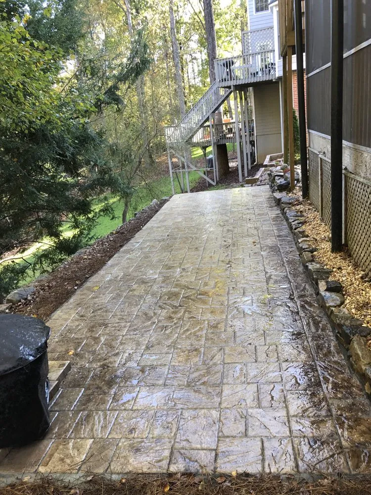Reliable yard maintenance with custom design across Flowery Branch, GA - Men in Black Landscape and Hardscape Outdoor Solutions