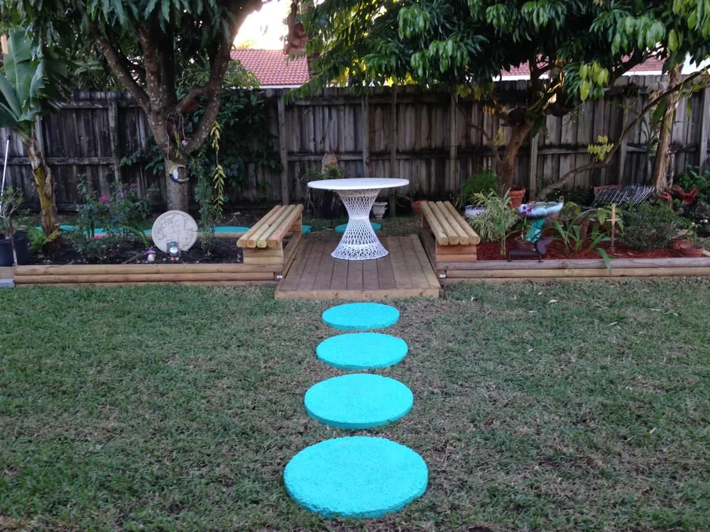 Local landscape installation in Miami, FL by Men In Green