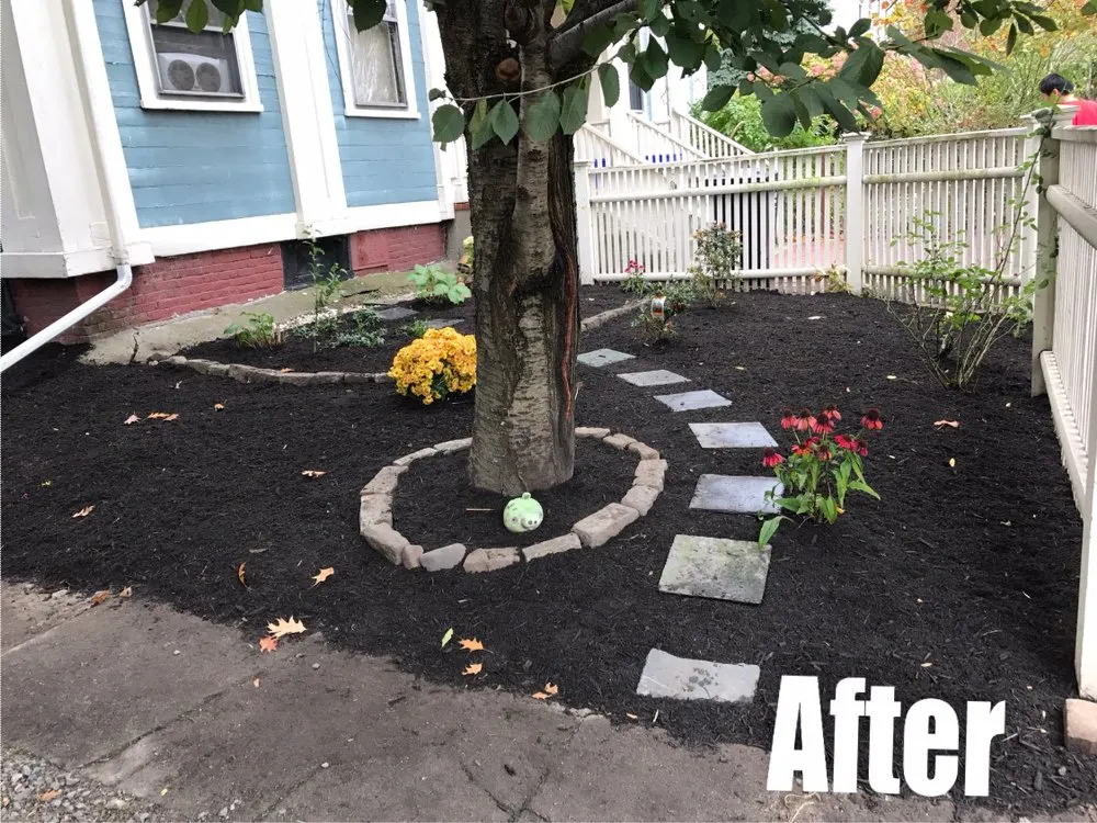 Professional garden landscaping for year-round maintenance in Lynn, MA by Mendez Irrigation