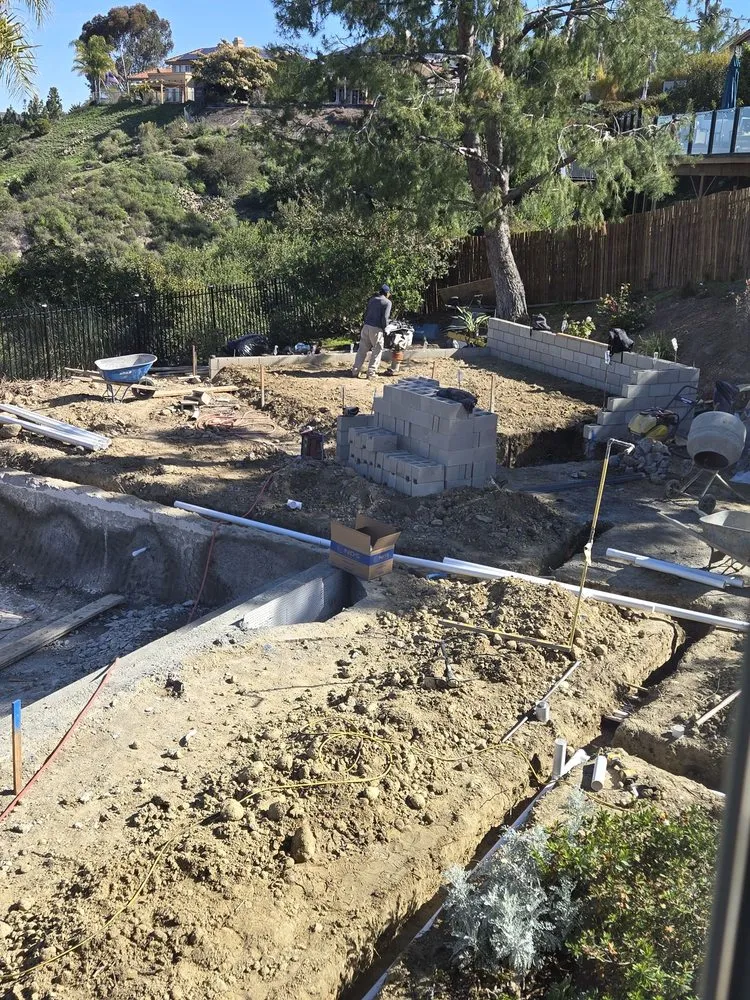 Custom landscape installation in San Diego, CA by Mendez Landscape