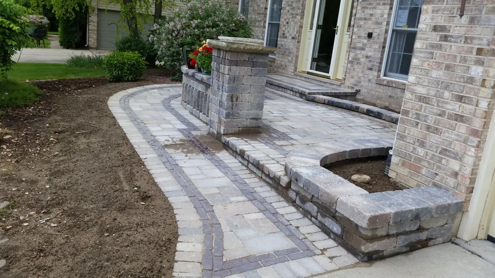 Trusted outdoor landscaping in Woodstock, IL by Mendez Landscaping & Brick Pavers