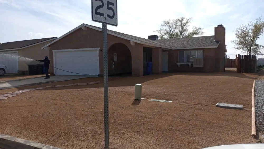 Top-rated garden landscaping in Hesperia, CA by Mendez landscaping