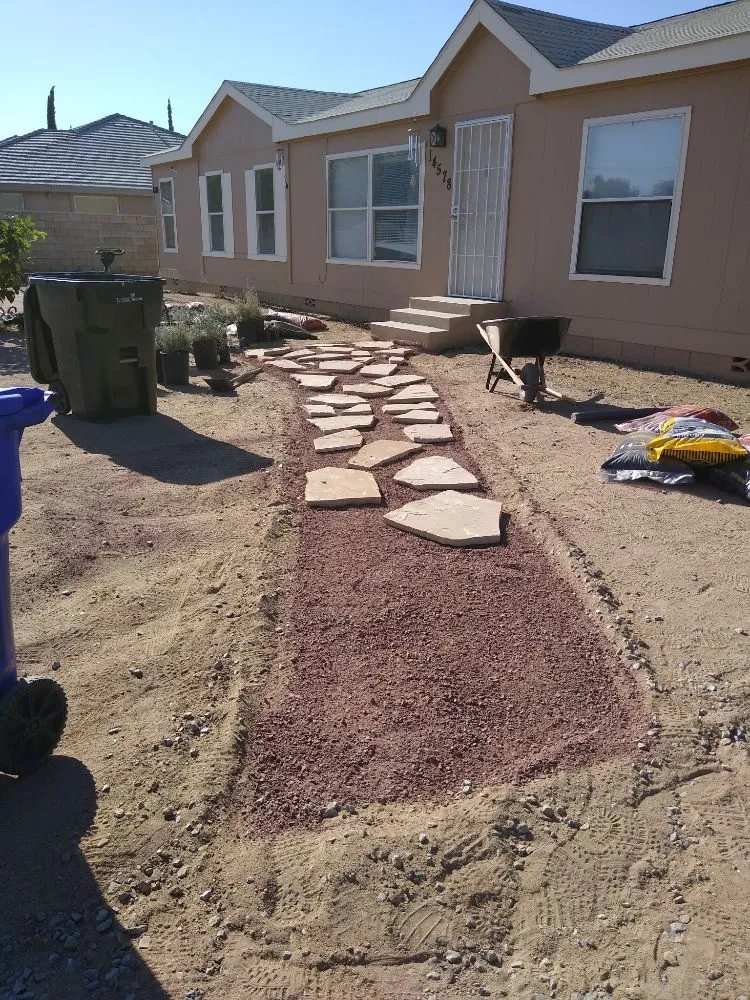 Expert landscape installation for year-round maintenance in Hesperia, CA by Mendez landscaping