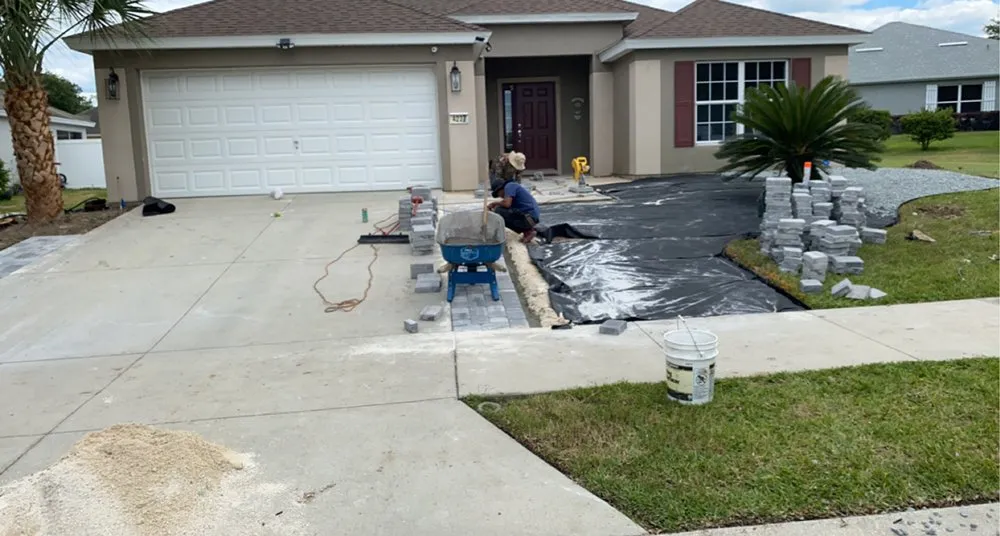 Expert landscape design for residential properties in Summerfield, FL by Mendez Quality Pavers & Landscaping
