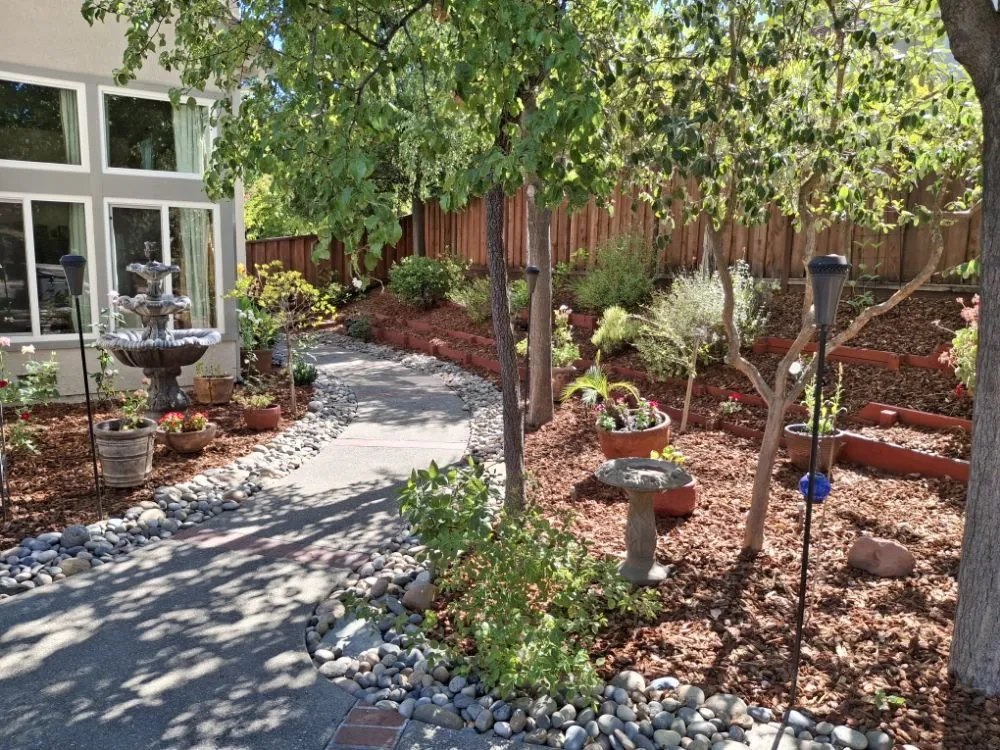 Custom garden landscaping in Livermore, CA - Mendoza Landscape