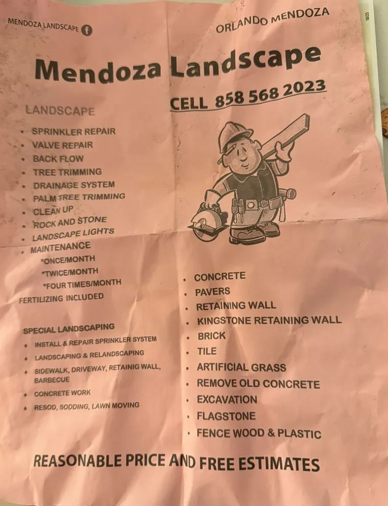 Professional landscape installation in San Diego, CA - Mendoza Landscape