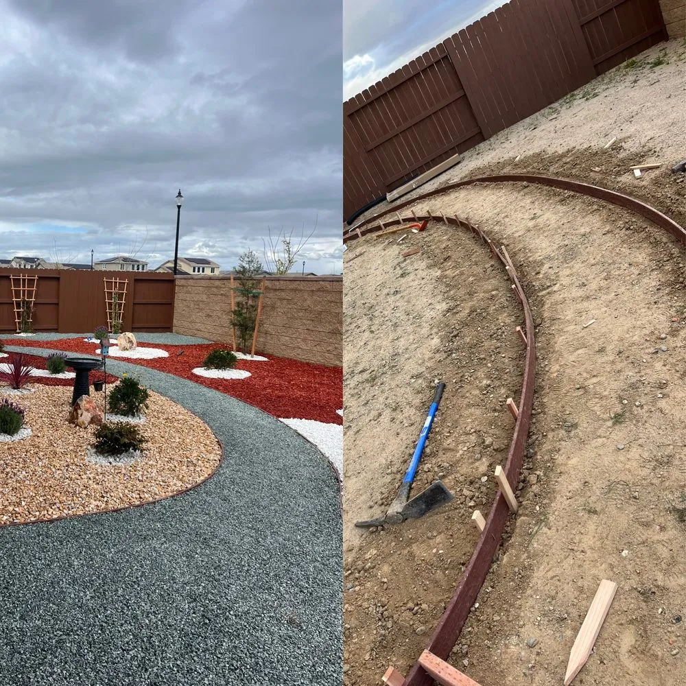 Affordable landscape design in Lincoln, CA by Mendoza Landscaping