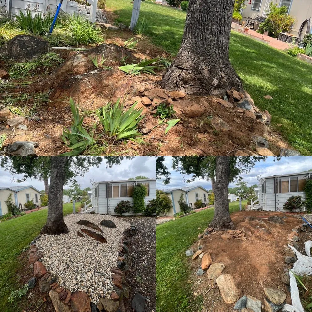 Custom yard cleanup service for residential properties in Lincoln, CA by Mendoza Landscaping