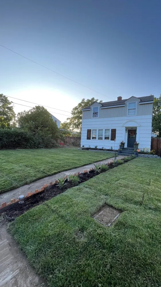 Custom lawn mowing service with custom design across Pasco, WA - Mendoza Landscaping