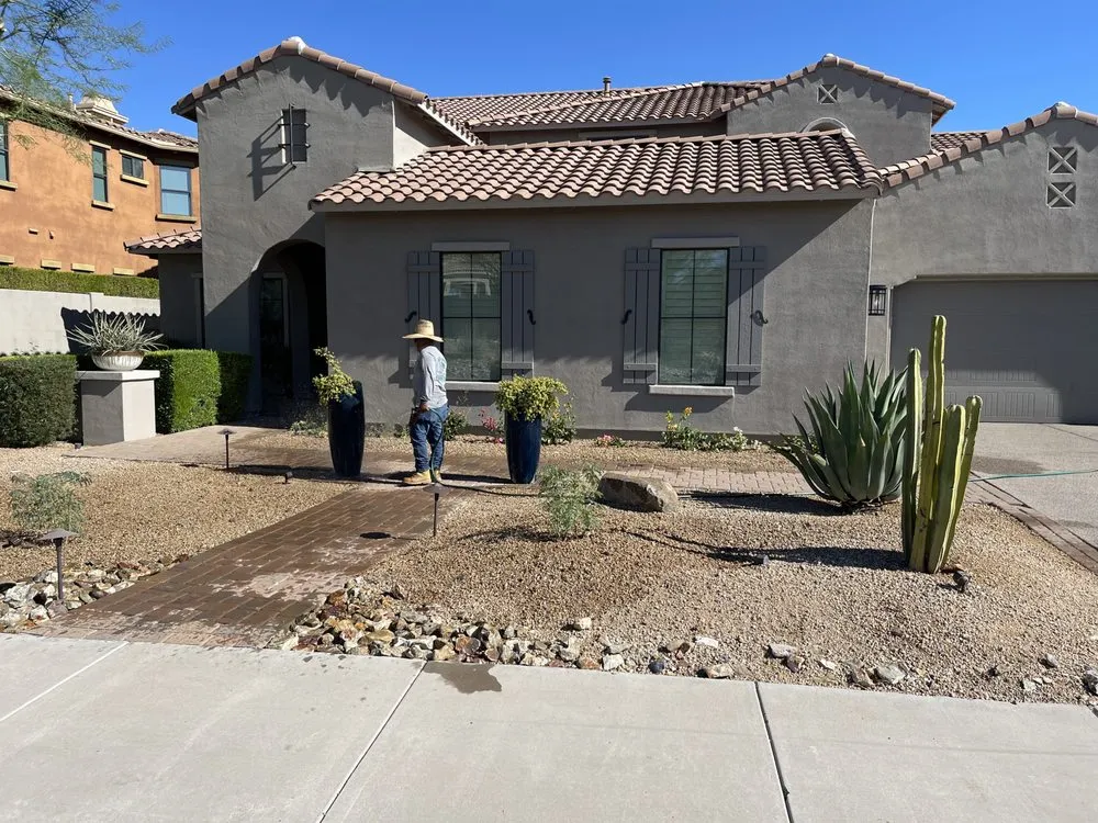 Affordable yard maintenance for homes across Peoria, AZ - Mendoza Landscaping Services