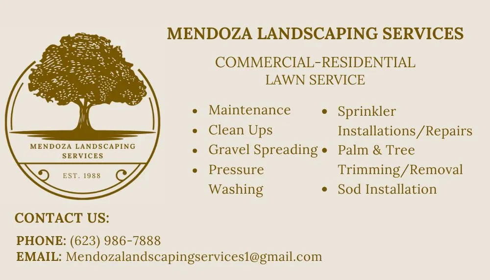 Local landscape design near you in Peoria, AZ by Mendoza Landscaping Services