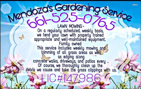 Mendoza's Gardening Service Logo