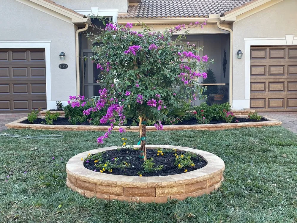 Trusted landscape installation with custom design in Bonita Springs, FL by Mendoza's Landscaping Design