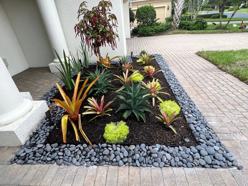 Affordable lawn care service with custom design in Bonita Springs, FL by Mendoza's Landscaping Design
