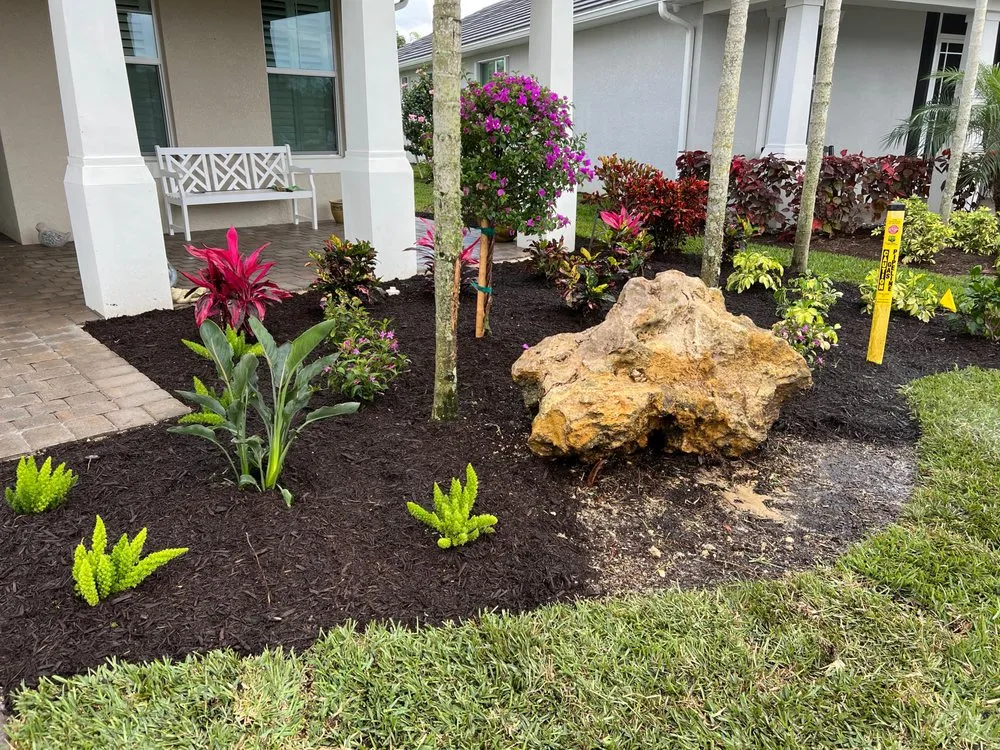Custom residential landscaping for beautiful yards in Bonita Springs, FL by Mendoza's Landscaping Design