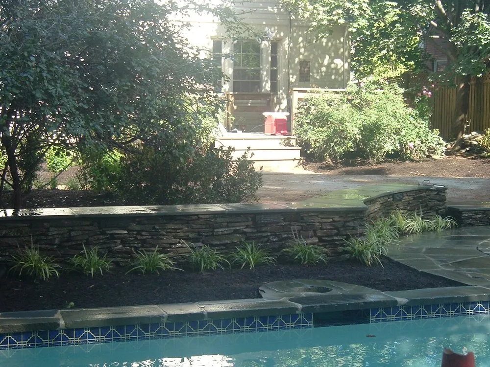 Custom landscape installation in Woodbridge, VA by Meneses Landscaping