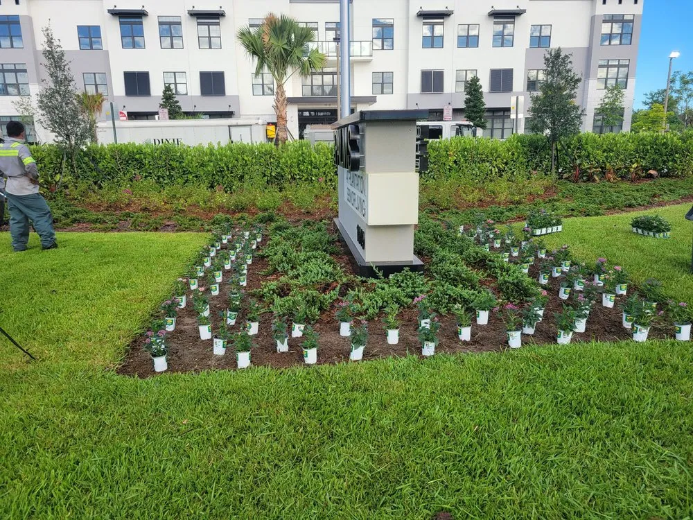 Reliable garden landscaping for year-round maintenance in Homestead, FL by Menjivar Landscape Tiki Hut