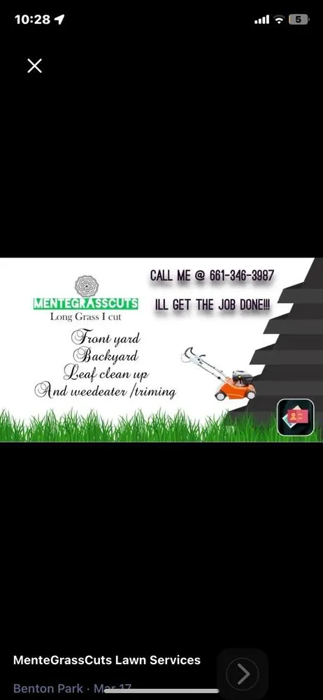 Custom lawn care service experts serving Bakersfield, CA - Mente Cuts Grass