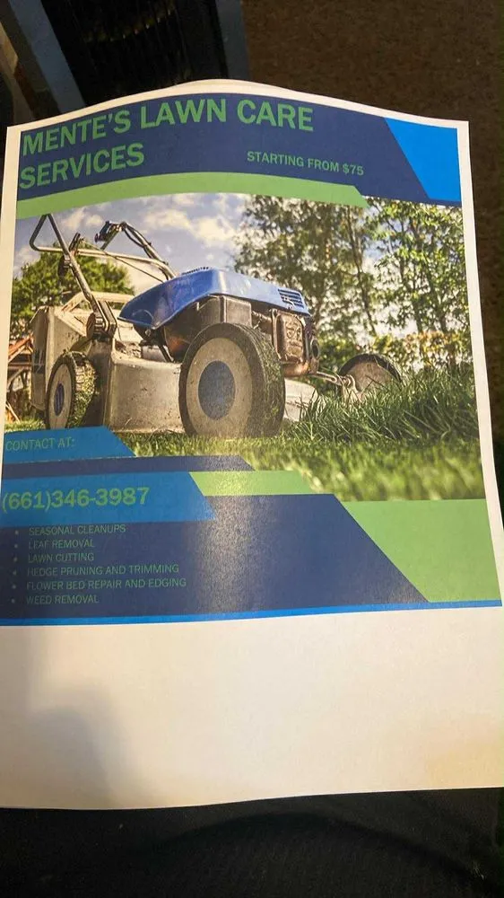 Affordable residential landscaping in Bakersfield, CA by Mente Cuts Grass