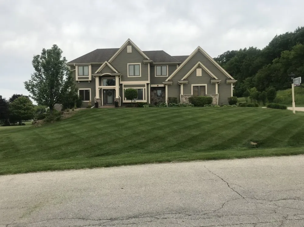 Top-rated landscape installation with custom design in Brookfield, WI by Menzel Lawn Care