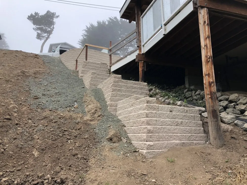 Custom landscape design in Cambria, CA by Mercado Gardening & Hauling