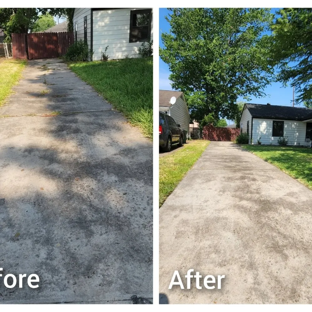 Expert yard cleanup service for residential properties in Houston, TX by Mercado Mowers