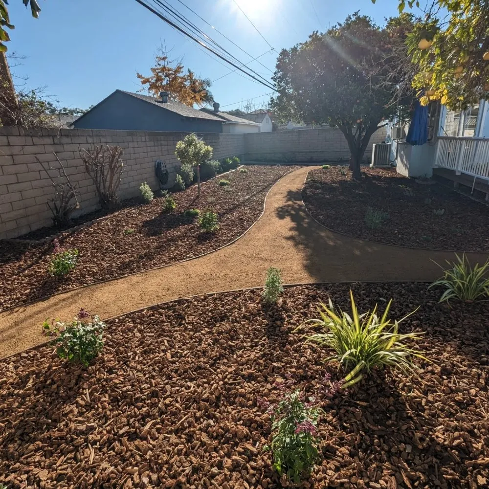 Custom residential landscaping for outdoor upgrades in Norco, CA by Mercado's Lawn Service