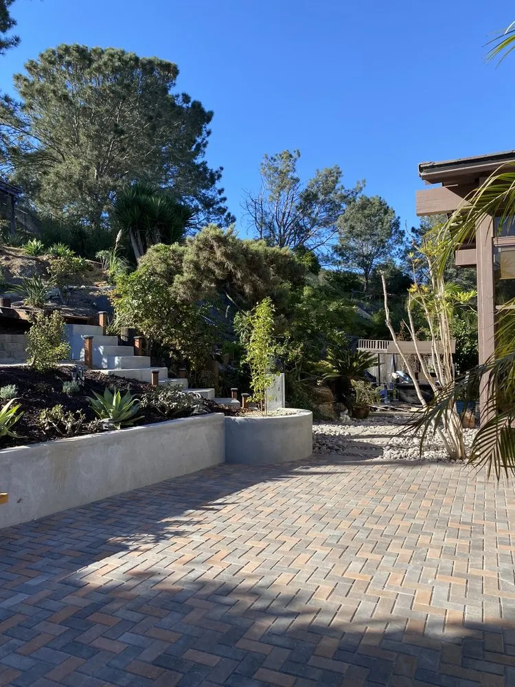 Professional landscape installation in San Diego, CA by Merida Blanca Landscaping Services