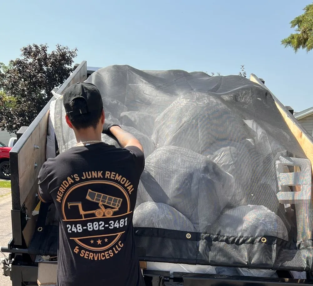 Local landscape installation in Commerce Township, MI by Merida's Junk Removal & Services