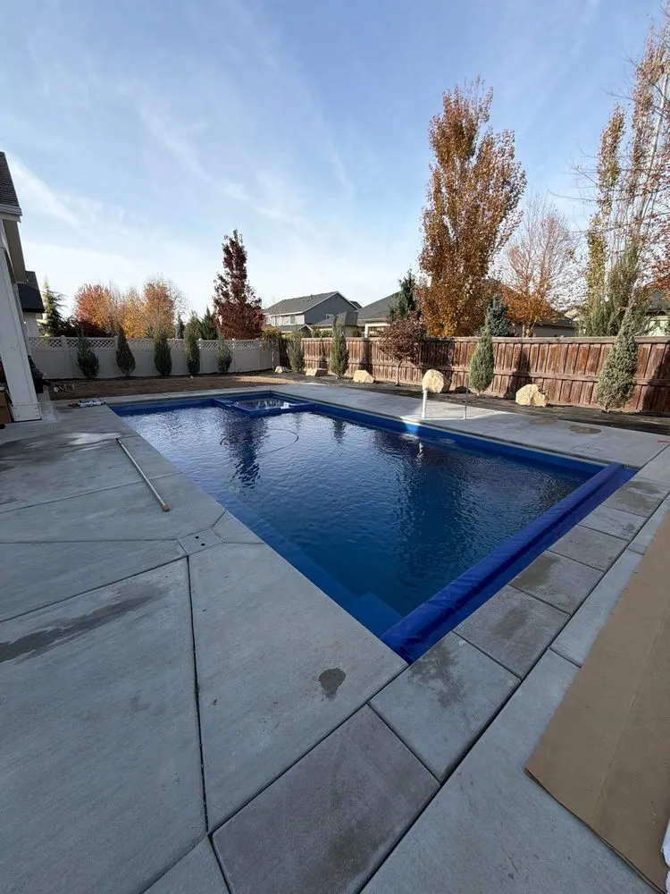 Custom landscape installation near you in Meridian, ID by Meridian Concrete