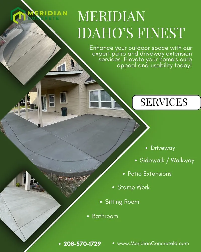 Expert yard maintenance with custom design across Meridian, ID - Meridian Concrete