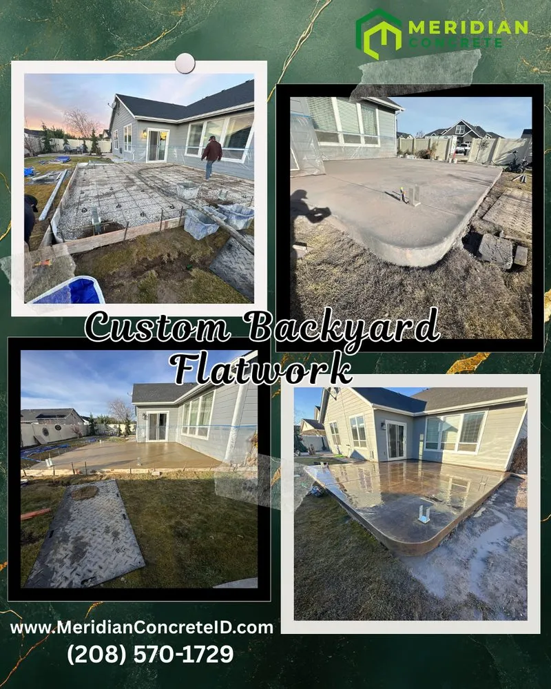 Custom yard cleanup service for homes in Meridian, ID by Meridian Concrete