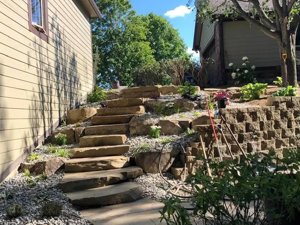 Professional landscape design with custom design across Noblesville, IN - Merino Landscape