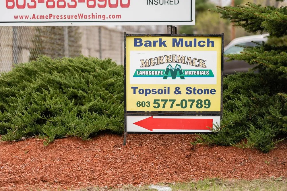 Professional garden landscaping with custom design across Merrimack, NH - Merrimack Landscape Materials