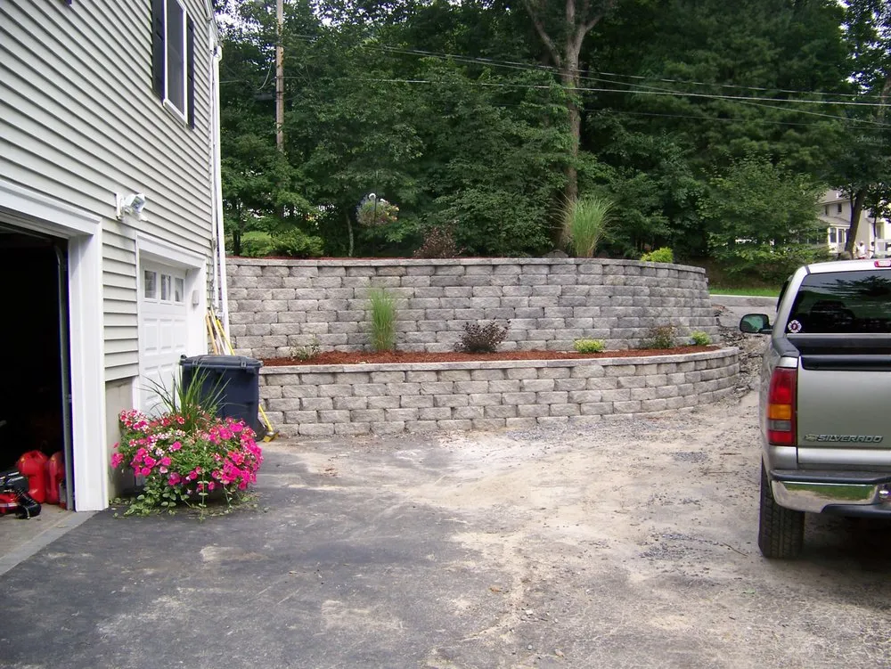 Custom landscape installation for outdoor upgrades across Merrimack, NH - Merrimack Landscape Materials