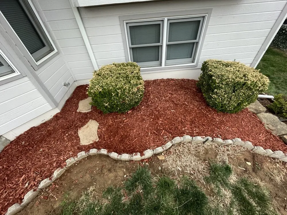 Professional outdoor landscaping in Topeka, KS by Merten Home & Lawn Care