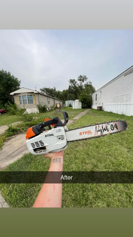 Professional yard cleanup service for year-round maintenance in Topeka, KS by Merten Home & Lawn Care