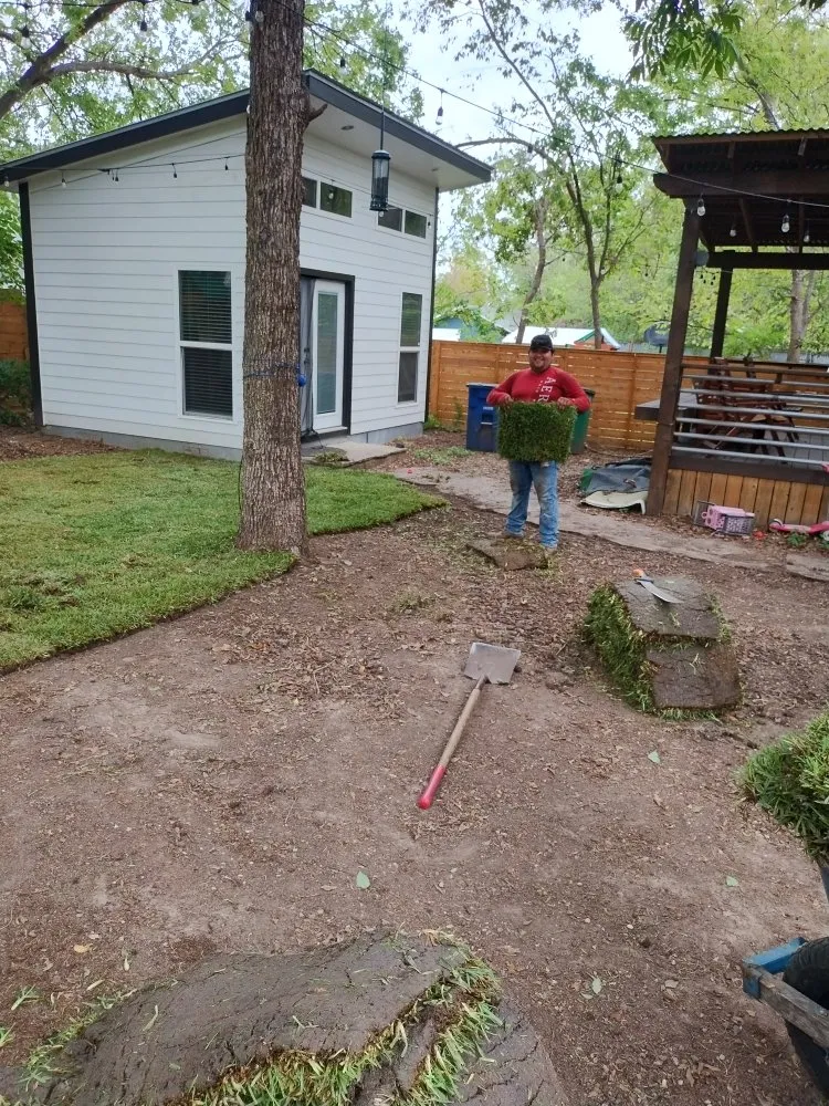 Affordable landscape design for homes in Pflugerville, TX by Mesquite Landscape Services