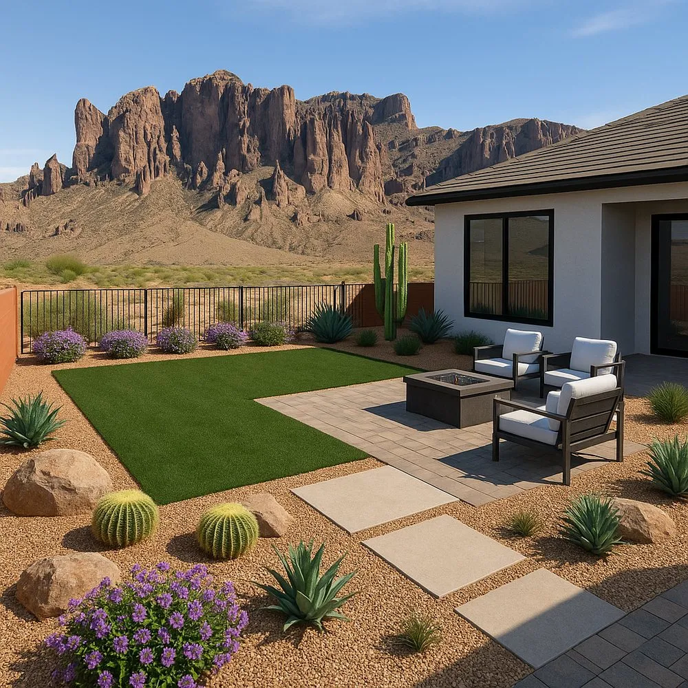 Custom lawn care service in Queen Creek, AZ - Mesquite Landscaping